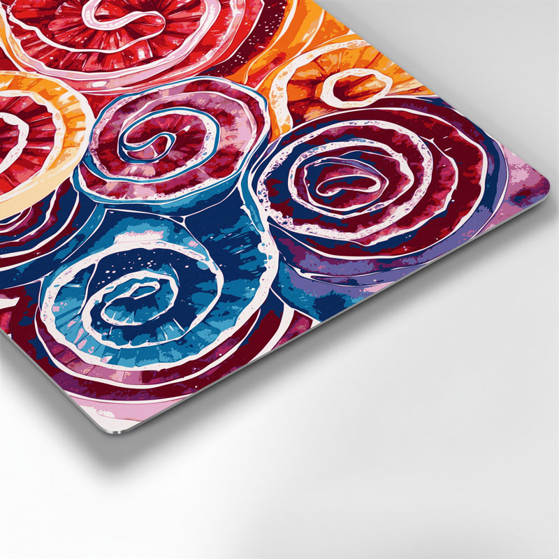 Art mural en métal beige Desserts, H 11 po x l 14 po