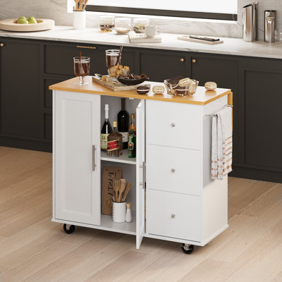 Chariot pour îlot de cuisine l 39,7 po Arnola