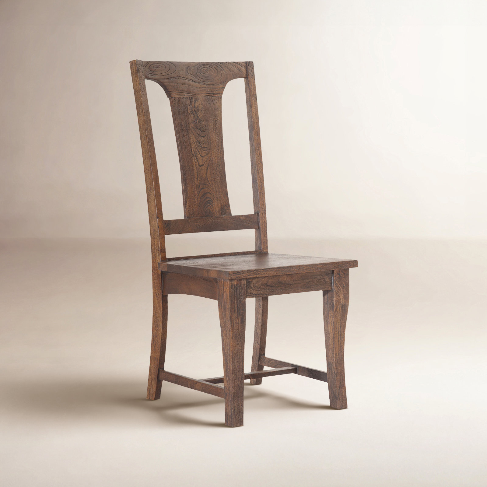Colbourne Solid Wood Side Chair, Weathered Mango, Weathered Mango