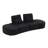 Upholstery Sofa With Two Ottomans-1647017361