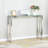 Downend 41'' Glass Top Console Table