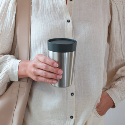 Brabantia Make & Take Insulated Cup, Small, 6.8 fl oz (200 ml), Stainless Steel