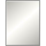 Bright Silver Ridgeline Mirror