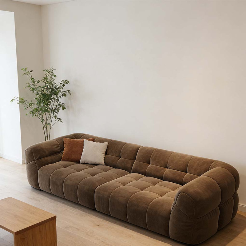 Modern Tufted Fabric Modular Sofa