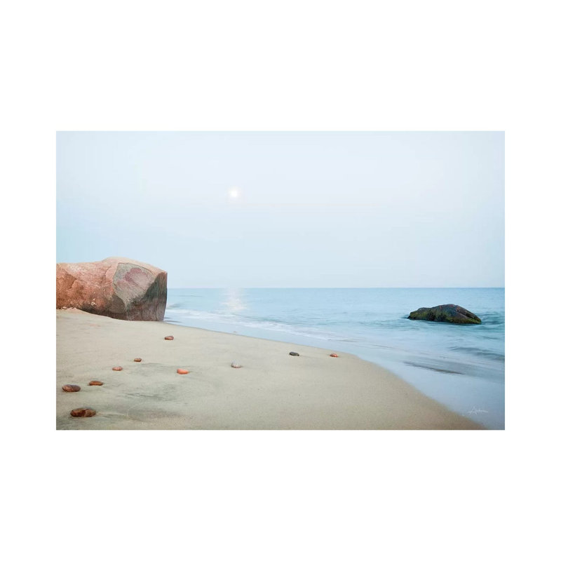 Coastal Rocks by Aledanda - Wrapped Canvas Gallery-Wrapped Canvas Giclée, 20.32 cm H x 30.48 cm W