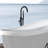 Freestanding Bathtub Faucet With Hand Shower, Matte Black, Look Quality Materials