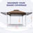 Pop Up Canopies 17 Ft. W x 10 Ft. D Metal Patio Gazebo-64604856