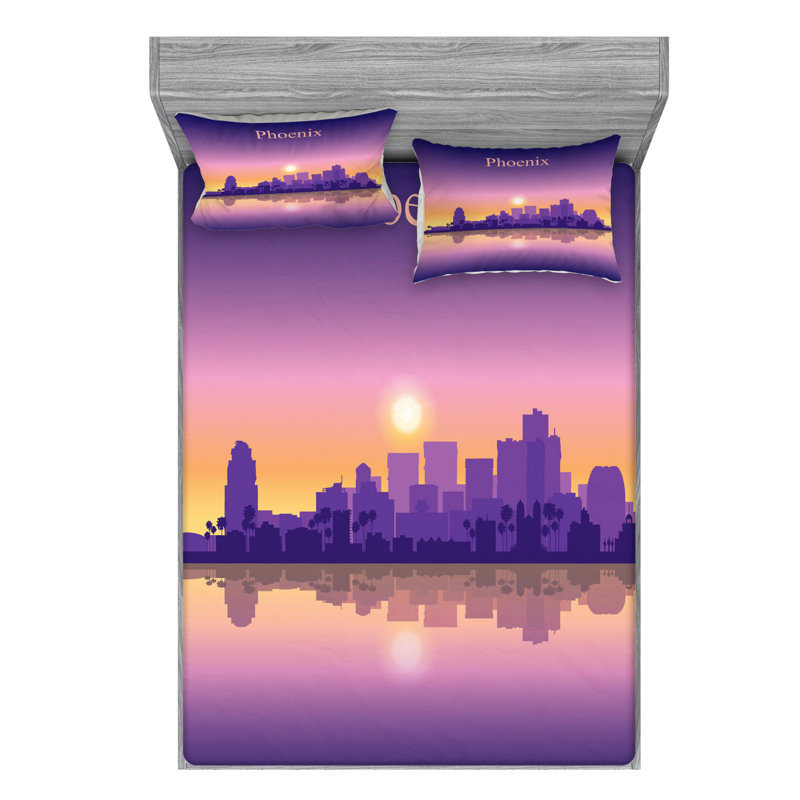 Microfiber Sheet Set, Full Sheet Set with Fitted Sheet