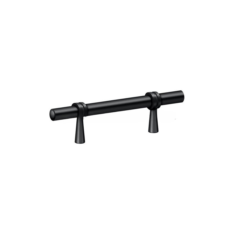 Deltana P310U19 Adjustable Pull 4-3/4" in Paint Black