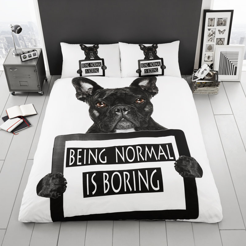 No Pattern Duvet Cover Set with Pillowcases