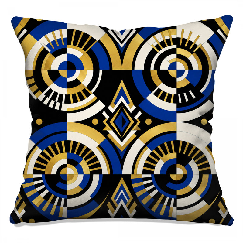 Coussins Art Deco, 20 x 20 inches
