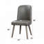 Chaises d'appoint rembourrées en cuir de polyuréthane