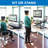 Mount-It! Height Adjustable Standing Desk Converter, 37.4" L x 15.9" D, 37 lbs. Capacity