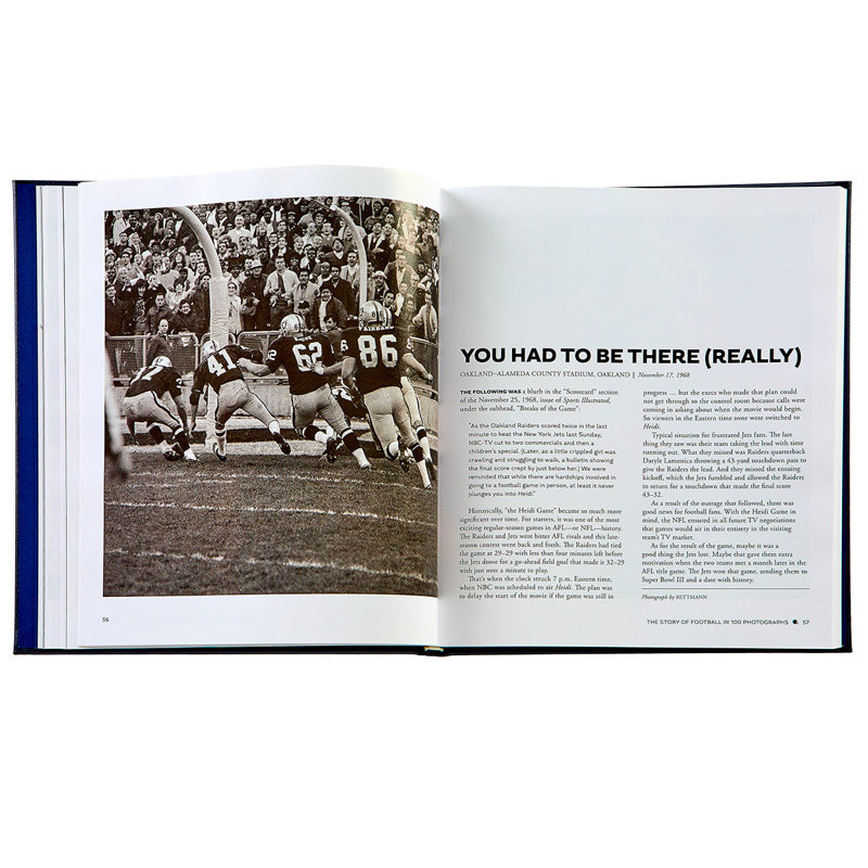 Sports Illustrated The Story Of Football Leather Bound Book