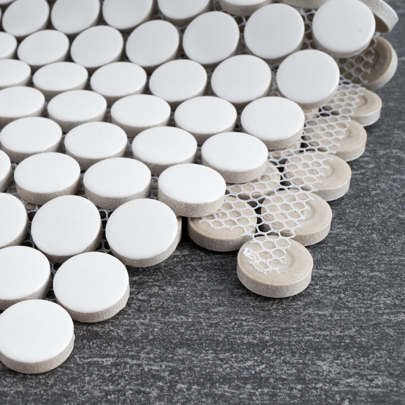 Carrelage mural en porcelaine mate 11,58 po x 12,41 po Porcetile
