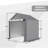 6 Ft. W x 6 Ft. D Portable Storage Shed Garbage Shed