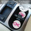 Ensemble de 2 sous-verres Breast Cancer Ribbon