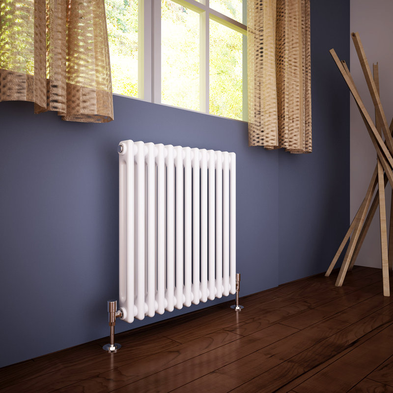 Zoie Horizontal Traditional Colosseum Radiator, 60cm H x 59.2cm W x 7cm D