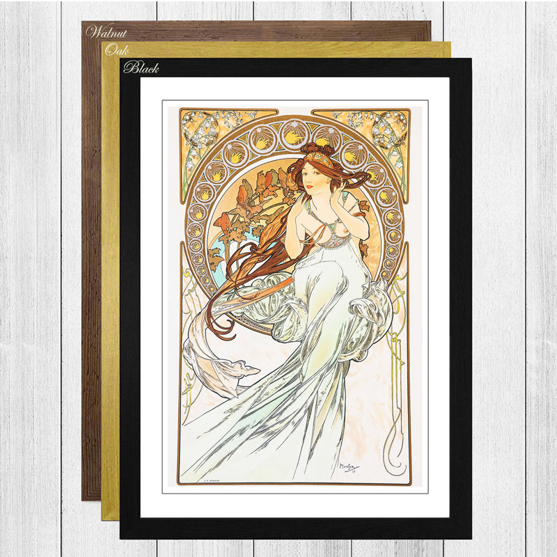 Single Picture Frame Print, Oak