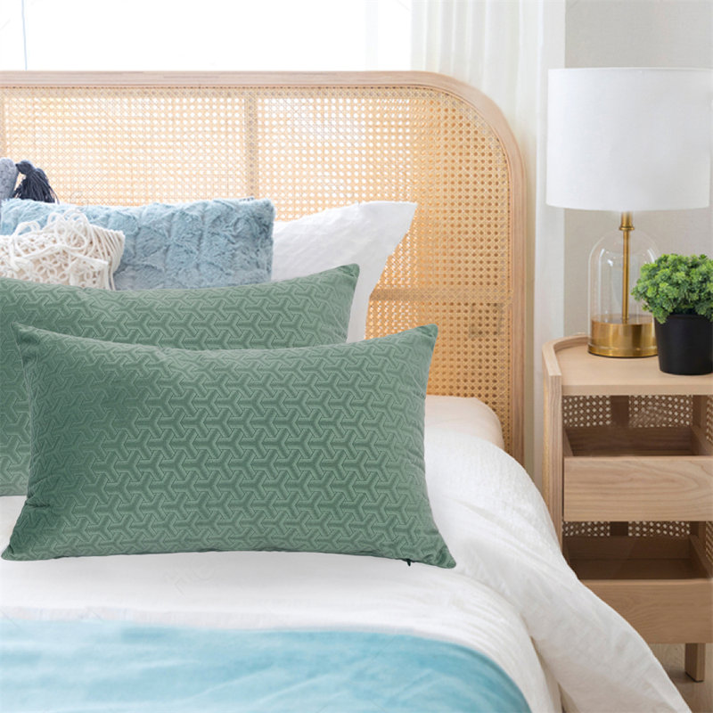 Kobina Pillow Cover, Green