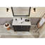 Meuble-lavabo 48 po en bois massif avec comptoir en pierre reconstituée, lavabo simple-106886531-106886521