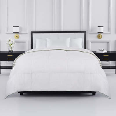 édredon en duvet synthétique kate spade new york noel, housse 100% coton, blanc