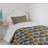 Ambesonne Tattoo Bedspread Set Colorful Cats Multicolor-105337467