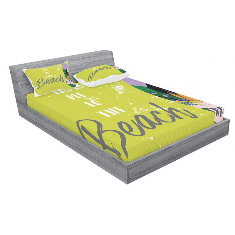 Microfiber Sheet Set, Full Sheet Set with Fitted Sheet