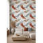 Rouleau double de papier peint organique organique abstrait abstrait moderne-129451552