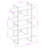Asher 56.7'' H x 35.4'' W Steel Etagere Bookcase