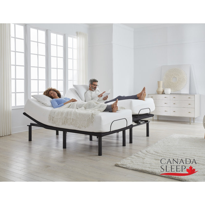 Base réglable double Canada Premium, Lit double