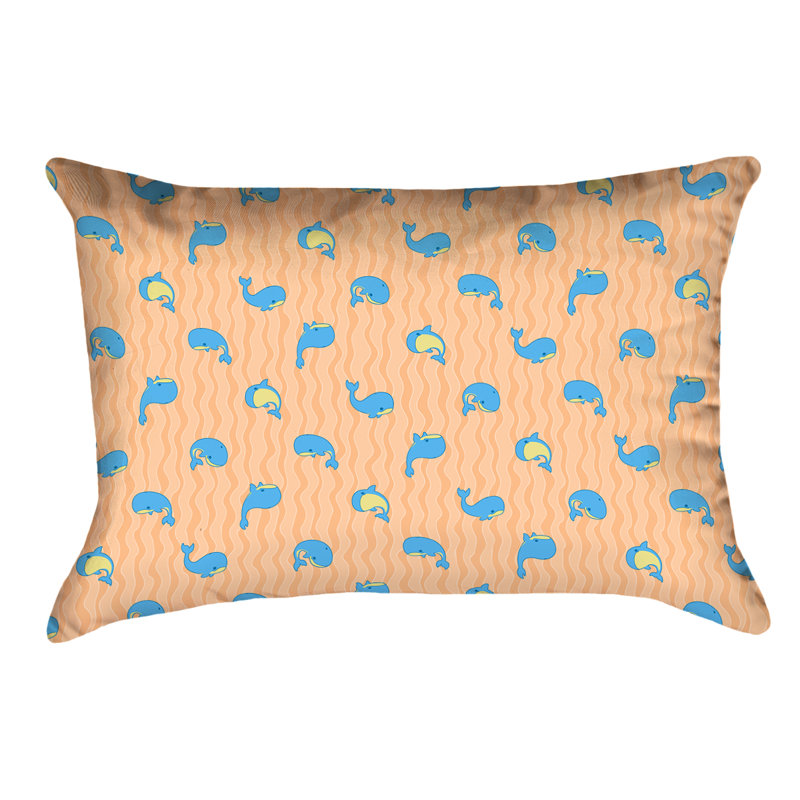 Coussin Katelyn Elizabeth, Orange/bleu