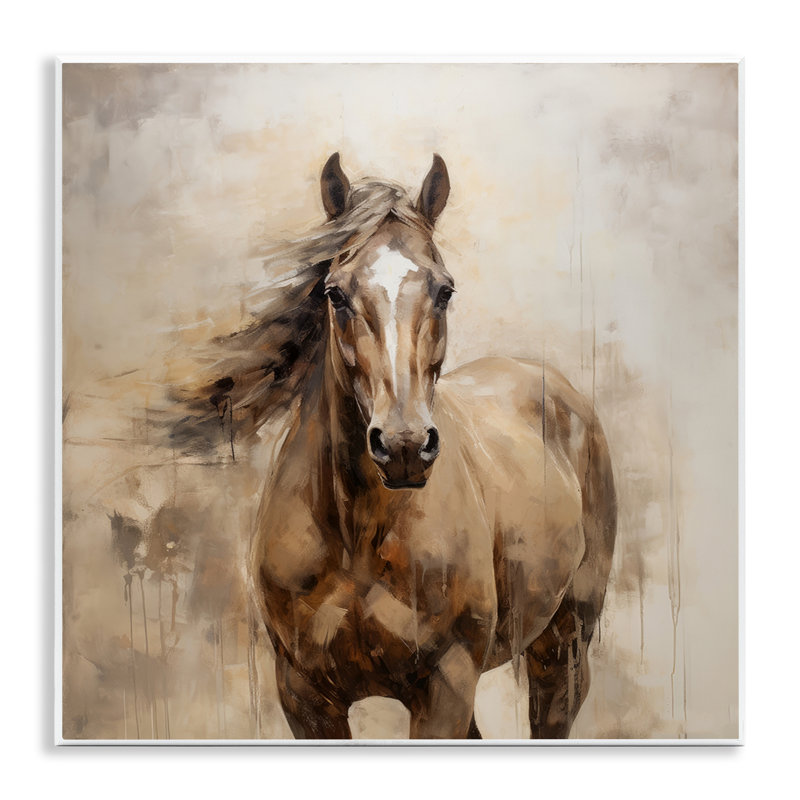 «Horse with Modern Drip» par PI Creative Art