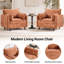 Fauteuil d'appoint rembourré surdimensionné avec rangement dissimulé-1901100488