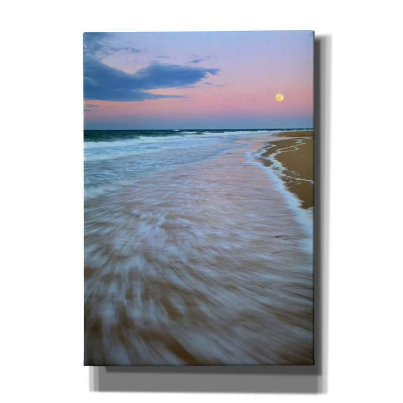 " Cape Cod Moonset " by Patrick Zephyr