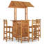 Matériau de la structure en bois de l'ensemble de bar Colin-Junior