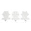  Cast Iron Snowflake Stocking Holder Set Home Decorations Set of 3 Christmas