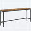 Élégant canapé extra long, console étroite