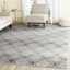 Tapis argenté / gris anthracite Muniz-31380410