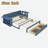 Multifunctional Daybed With Storage Drawer, Open Compartments And Hydraulic Side Table-1577421132