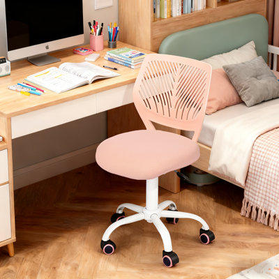 Modern Office Chair With Fabric Seat, Breathable - 360° Swivel & Height Adjustable by Ebern Designs