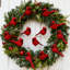 Paquet de 24 ornements cardinaux à pince rouge à motif de sapins de Noël décoratifs avec plumes pour artisanat couronne
