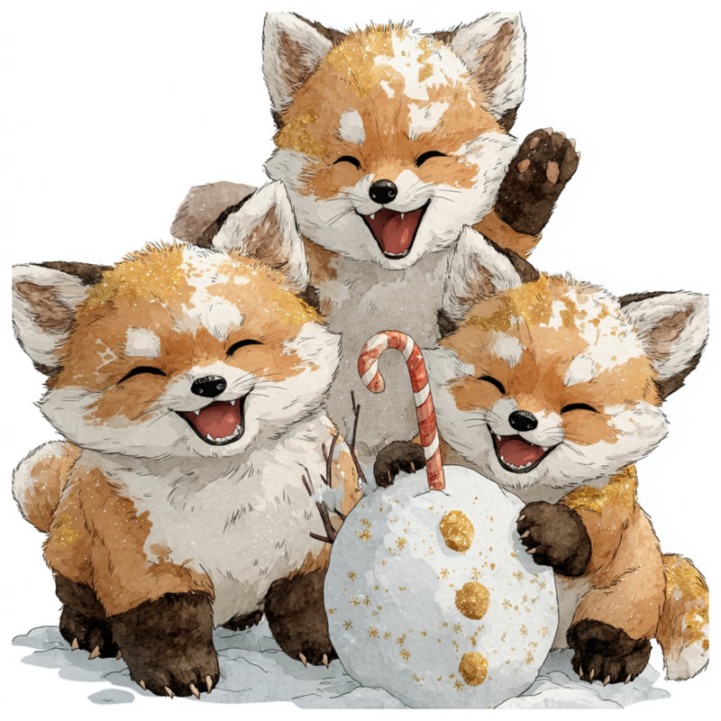 Joli tapis de bain Fox, L 34 po x L 21 po
