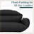 Smythe Modern Double Swing Cushion Only – Replacement 2-Person Egg Chair Pad – Overstuffed Water-Resistant Indoor/Outdoor Pillow-899662933