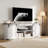 70" Farmhouse TV Stand for TVs up to 80", Entertainment Center with Barn Doors, Power Outlets & Shelves-1173180288