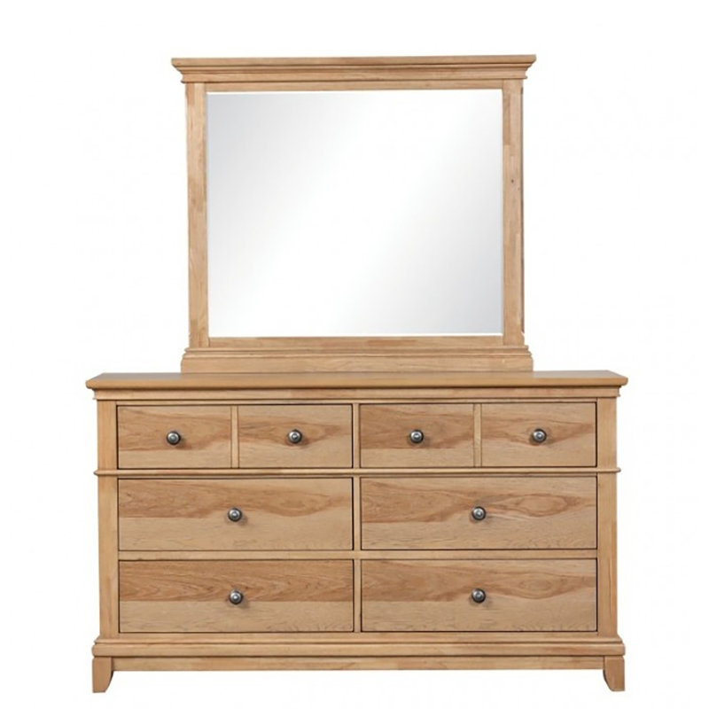 Commode 6 tiroirs avec miroir