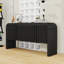 Console en bois avec 4 portes et tablettes réglables-462593662