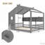 Lit sur pied avec tablette de rangement-118019900-118019898