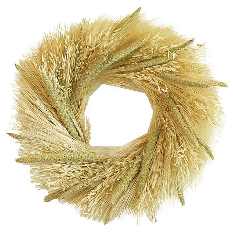 Handcrafted Dried Mixed Assortment Twig and Real Floral 20 " Wreath