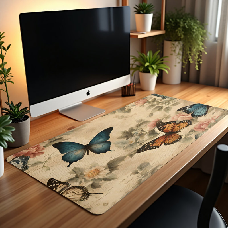 Polyester Desk Pad, 14.4x12.1